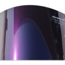 glossy metallic purple car wrap