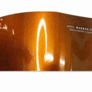 Glass Heavy Copper Metallic Wrap