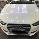 Matte White Chameleon Car wrap