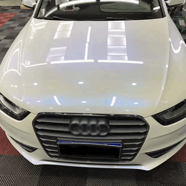 Matte White Chameleon Car wrap - Image 4