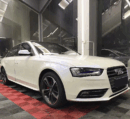 Matte White Chameleon Car wrap