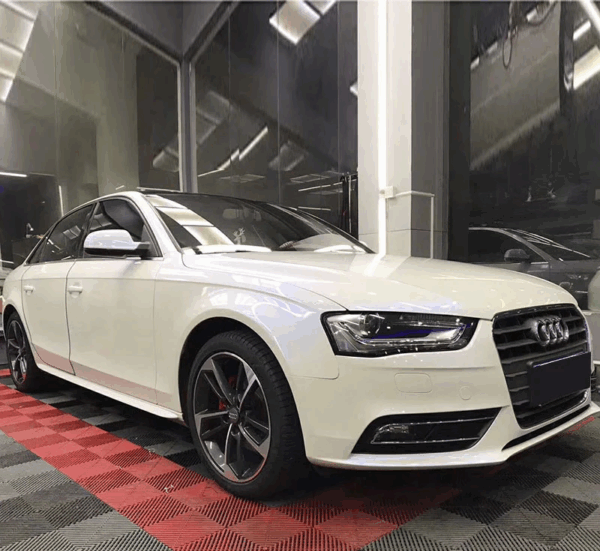 Matte White Chameleon Car wrap - Image 5
