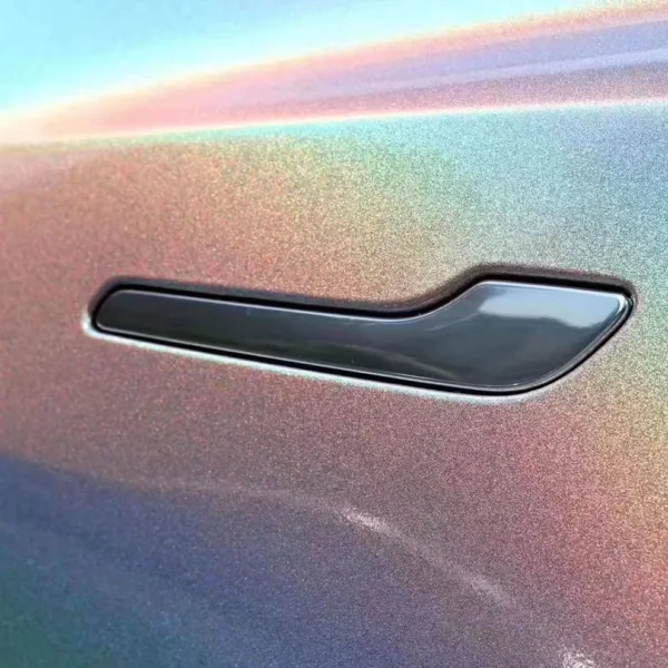 Gloss Iridescent Silver Car Wrap Colors - Image 5