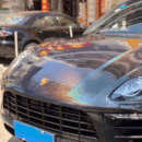 Gloss Iridescent Black Car Vinyl