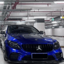 Gloss Liquid Metallic Blue Wrap Vinyl (PET Liner)