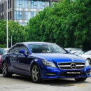 Gloss Liquid Metallic Blue Wrap Vinyl (PET Liner)