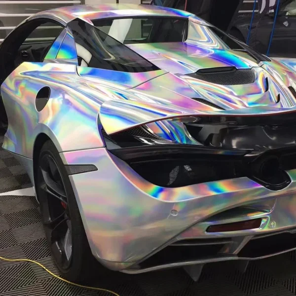 Holographic Chrome Vehicle Wrap - Image 3