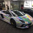 Holographic Chrome Vehicle Wrap