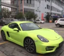 Fluorescence Yellow Color Shift Vinyl Wrap