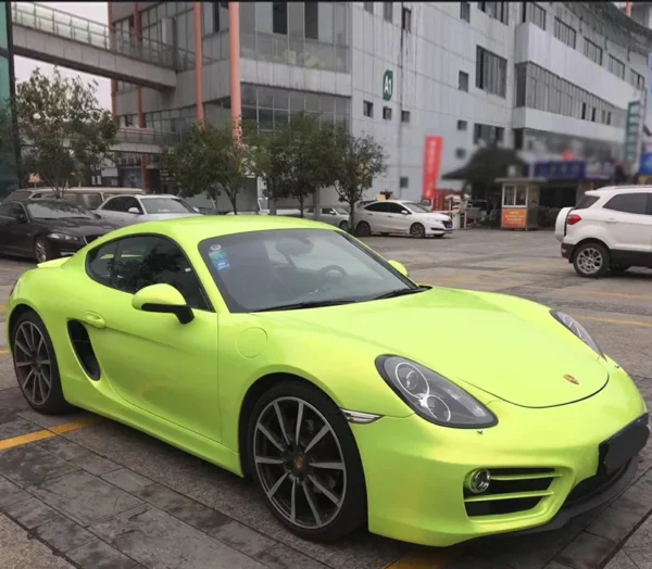 Fluorescence Yellow Color Shift Vinyl Wrap - Image 2