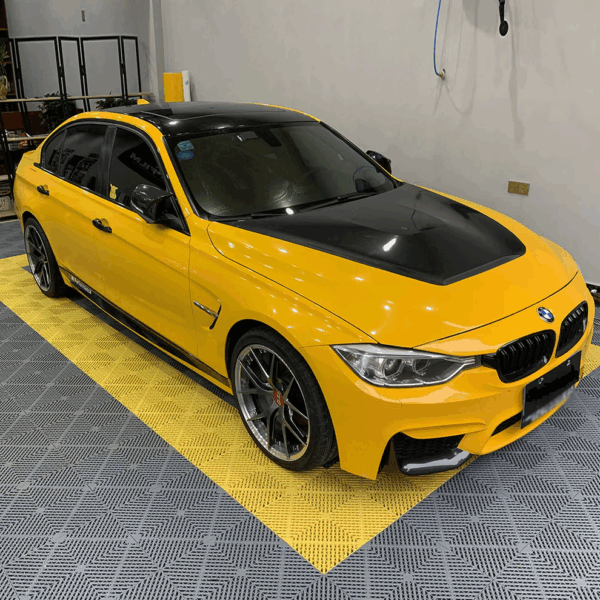 Super Gloss Sunflower Yellow Wrap (PET Liner) - Image 2