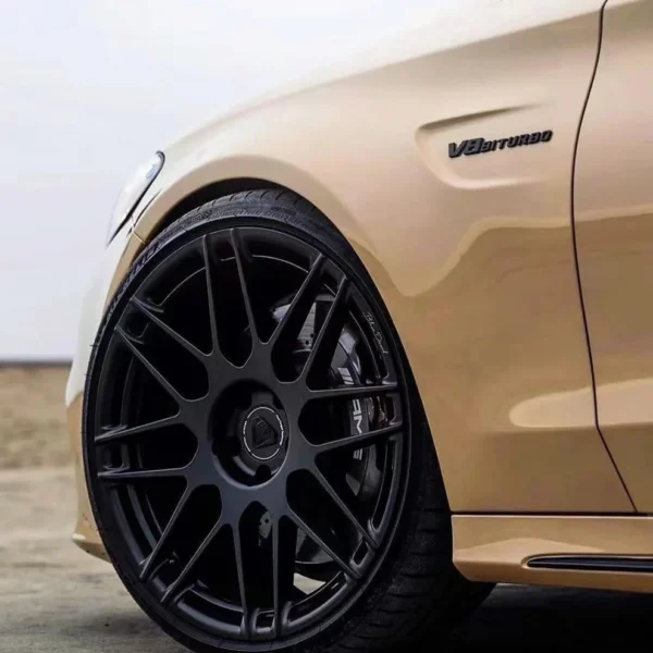Super Gloss AMG Desert Yellow Wrap (PET Liner) - Image 3
