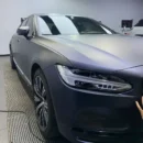 Ultral Matte Metal Black Blue Vinyl Wrap (PET Liner)