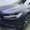 Ultral Matte Metal Black Blue Vinyl Wrap (PET Liner)