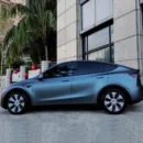 Ultral Matte Metal Blue Grey Vinyl Wrap (PET Liner)
