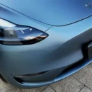 Ultral Matte Metal Blue Grey Vinyl Wrap (PET Liner)