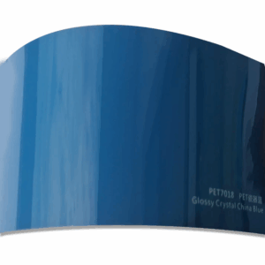 Super Gloss Blue Car Wrap (PET Liner)
