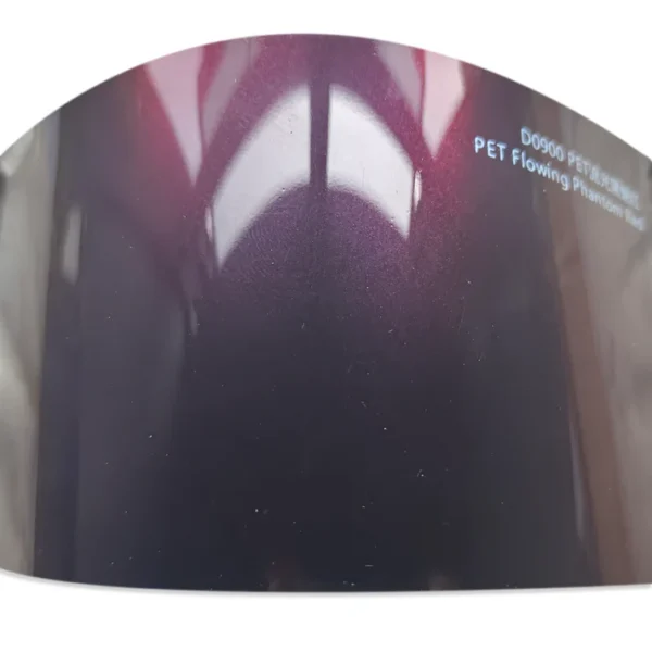 Super Chameleon Flowing Phantom Black Red Wrap (PET Liner)