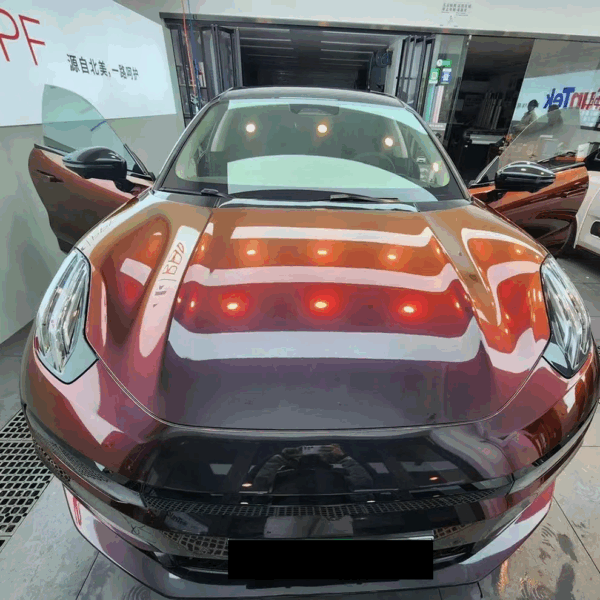 Super Chameleon Flowing Phantom Black Red Wrap (PET Liner) - Image 7