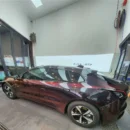 Super Chameleon Flowing Phantom Black Red Wrap (PET Liner)
