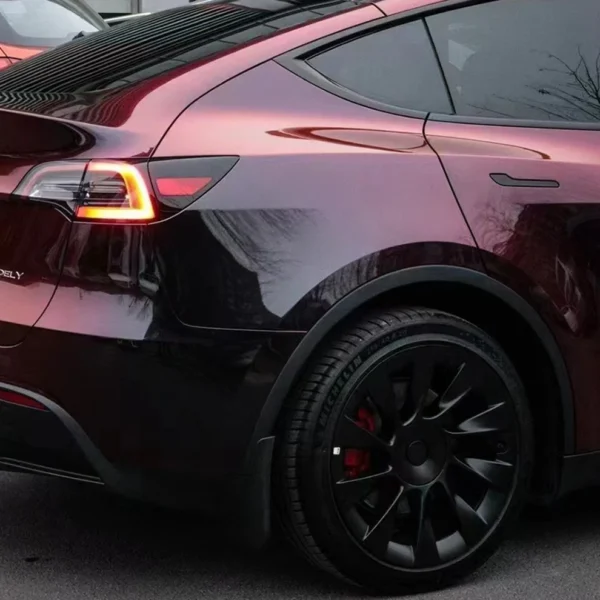 Super Chameleon Flowing Phantom Black Red Wrap (PET Liner) - Image 4