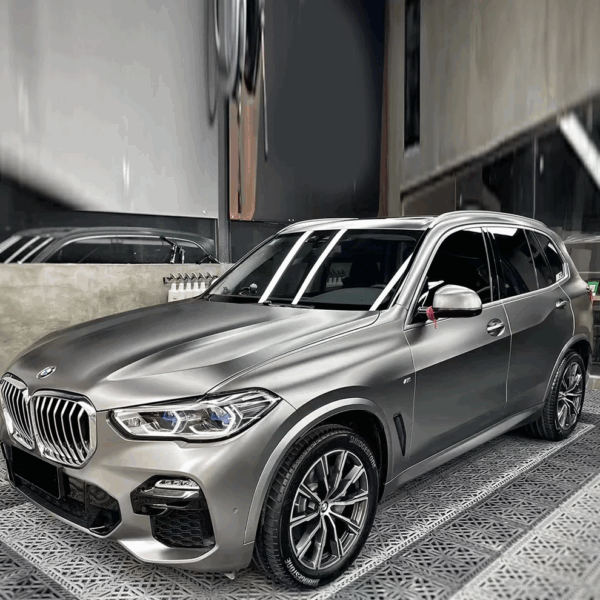 Matte Liquid Silver Vinyl (PET Liner) - Image 5