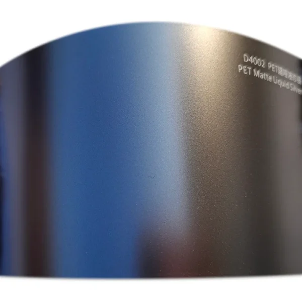 Matte Liquid Silver Vinyl (PET Liner)
