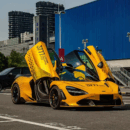 Gloss Metallic Yellow Vinyl Wrap (PET Liner)