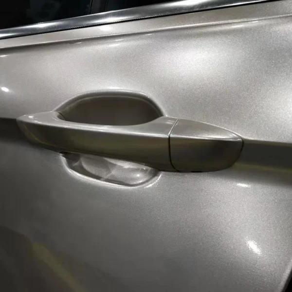 Gloss Metallic Silver Vinyl (PET Liner) - Image 2