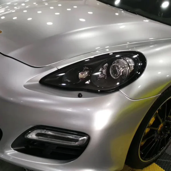 Gloss Metallic Silver Vinyl (PET Liner) - Image 5