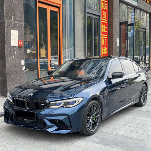 Gloss Paint Metallic Midnight Blue Car Wrap - Image 4
