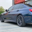 Gloss Paint Metallic Midnight Blue Car Wrap