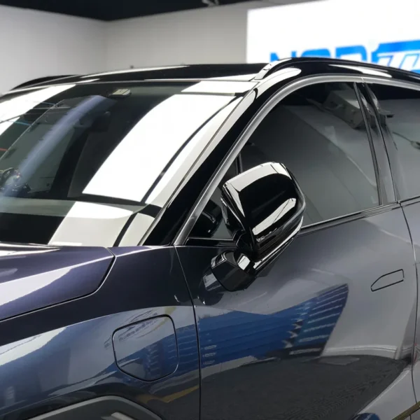 Gloss Metallic Njstar Blue Vehicle Wrap (PET Liner) - Image 3