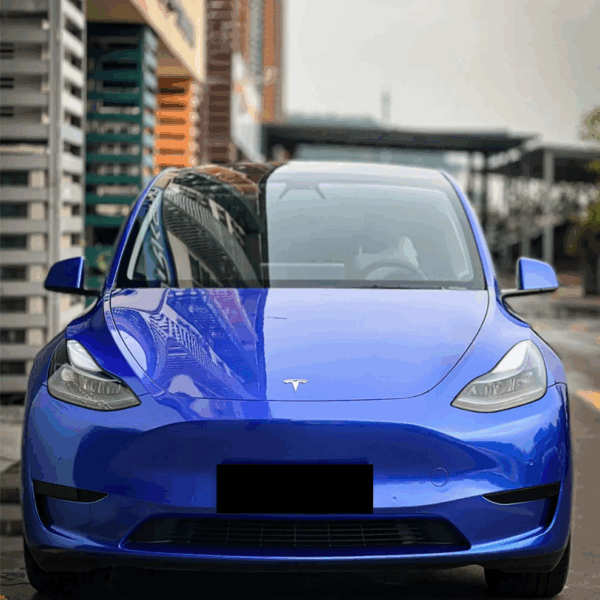 Gloss Metallic Portimand Blue Vehicle Wrap (PET Liner) - Image 5