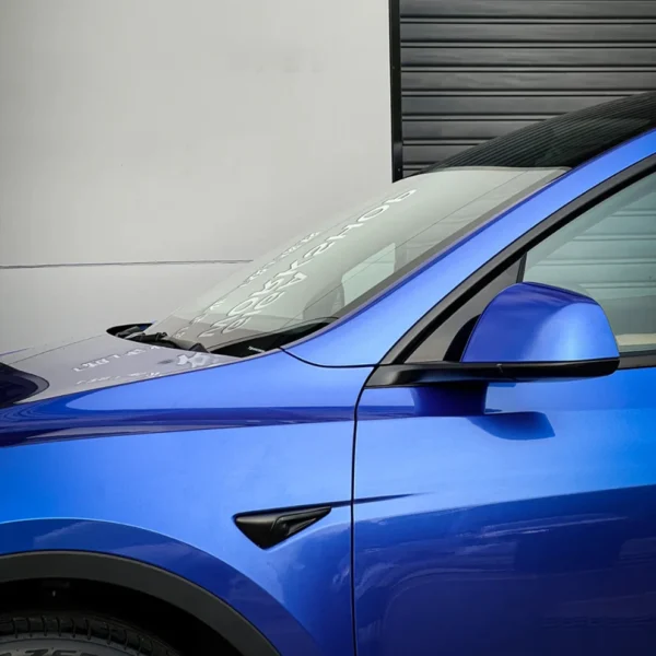 Gloss Metallic Portimand Blue Vehicle Wrap (PET Liner) - Image 2