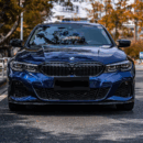 Gloss Metallic BMW Blue Vehicle Wrap (PET Liner)