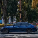 Gloss Metallic BMW Blue Vehicle Wrap (PET Liner)