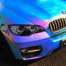 Chrome Rainbow Blue Wrap