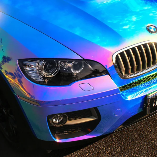 Chrome Rainbow Blue Wrap - Image 3
