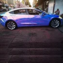 Chrome Rainbow Blue Wrap