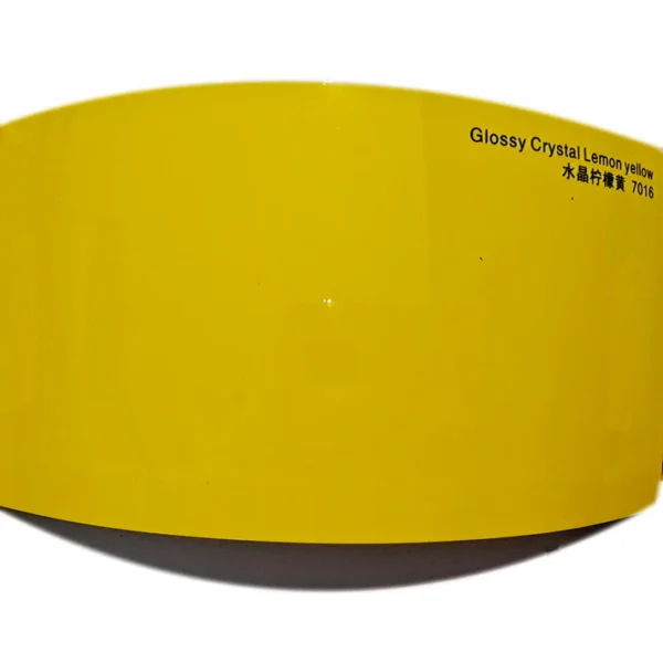 Gloss Lemon Yellow Vinyl Wrap