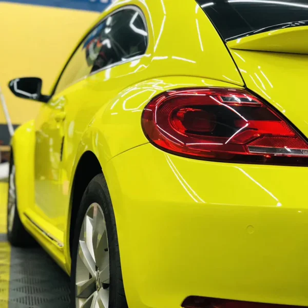 Gloss Lemon Yellow Vinyl Wrap - Image 3