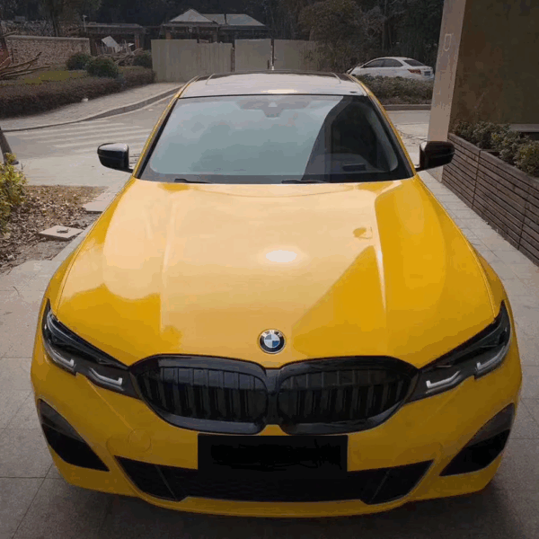 Gloss Sunflower Yellow Wrap - Image 3