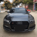 Glossy Metallic Wolfram Steel Black Wrapping for Car