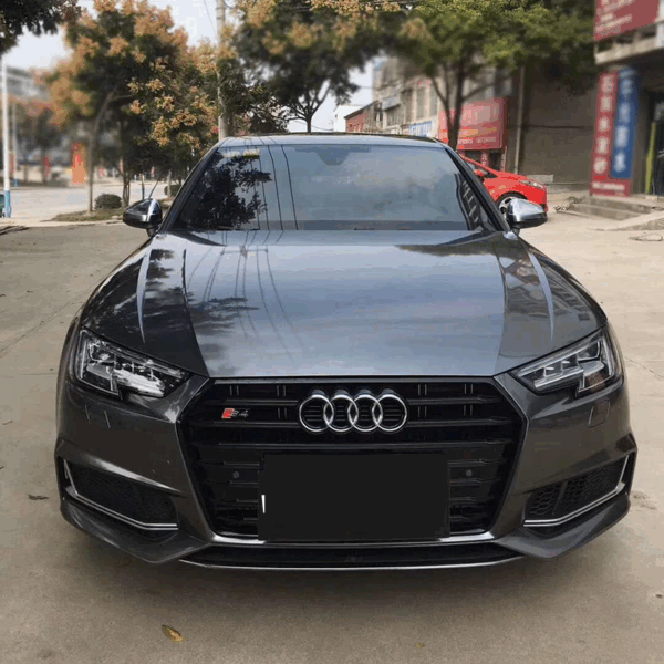 Glossy Metallic Wolfram Steel Black Wrapping for Car - Image 3
