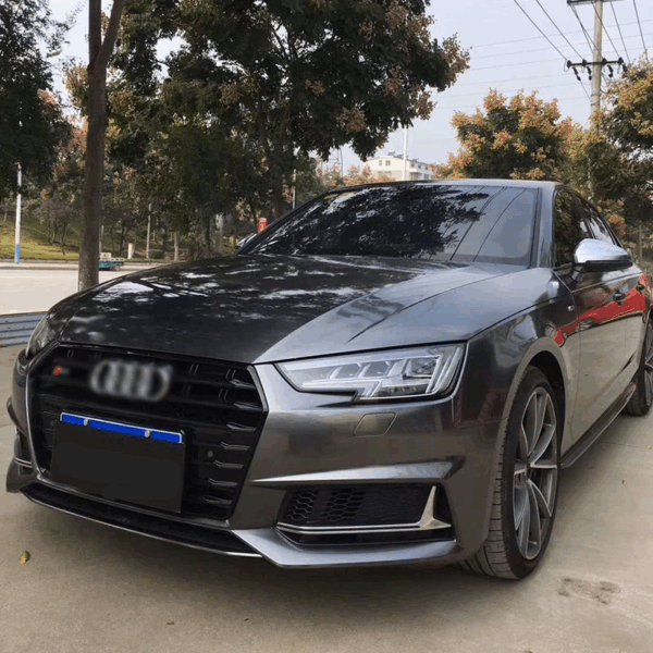 Glossy Metallic Wolfram Steel Black Wrapping for Car - Image 5