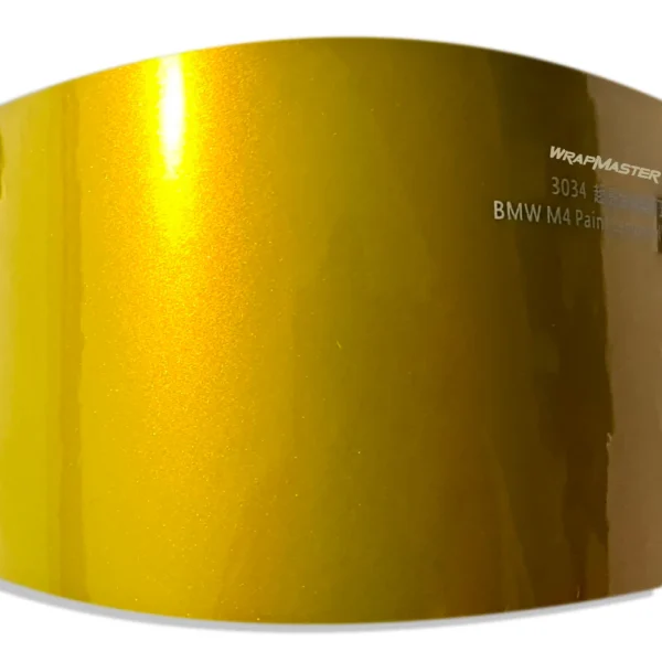 Gloss Metallic Yellow Vinyl Wrap - Image 6