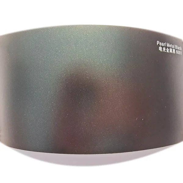 Satin Metallic Black Vinyl Wrap