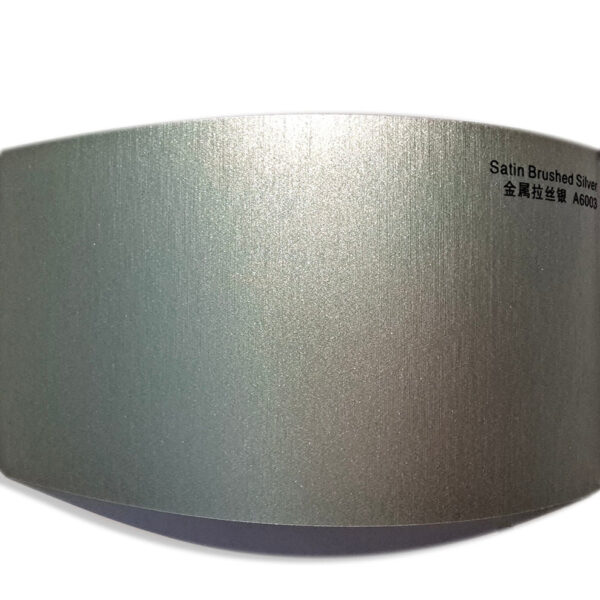 Satin Metallic Brushed Steel Vehicle Stickers - Image 4