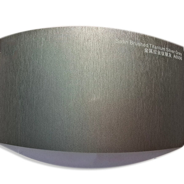 Satin Metallic Brushed Steel Vehicle Stickers - Image 5